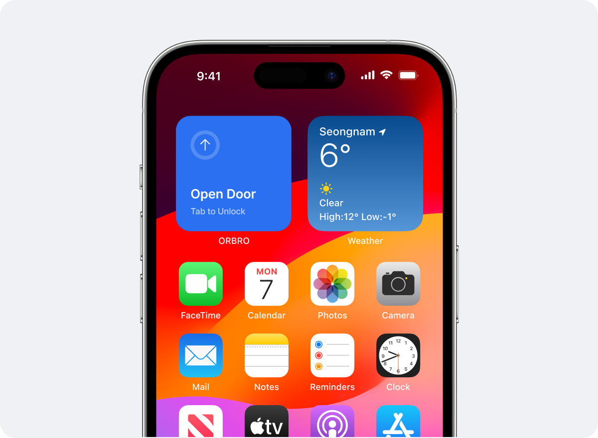 모바일 위젯 & 빠른 실행